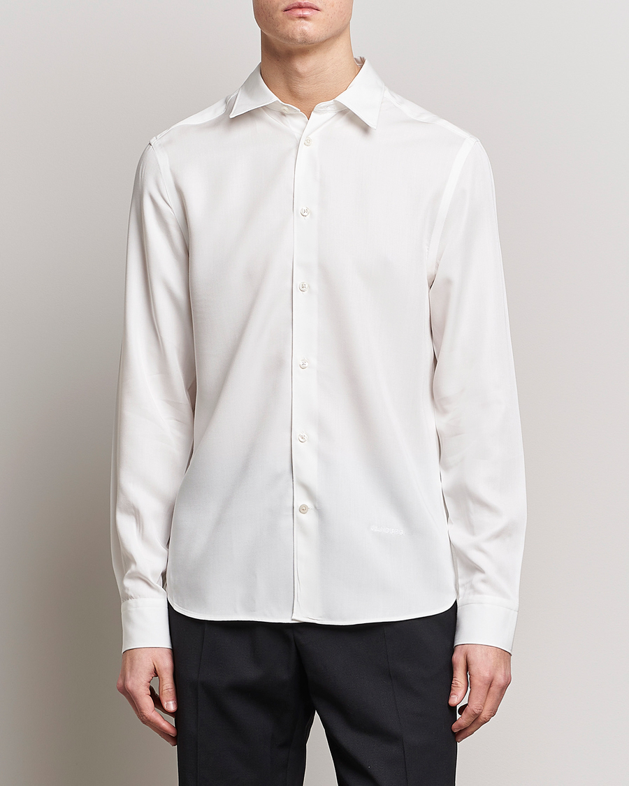 Herren | Hemden | J.Lindeberg | Slim Fit Comfort Tencel Shirt Cloud White