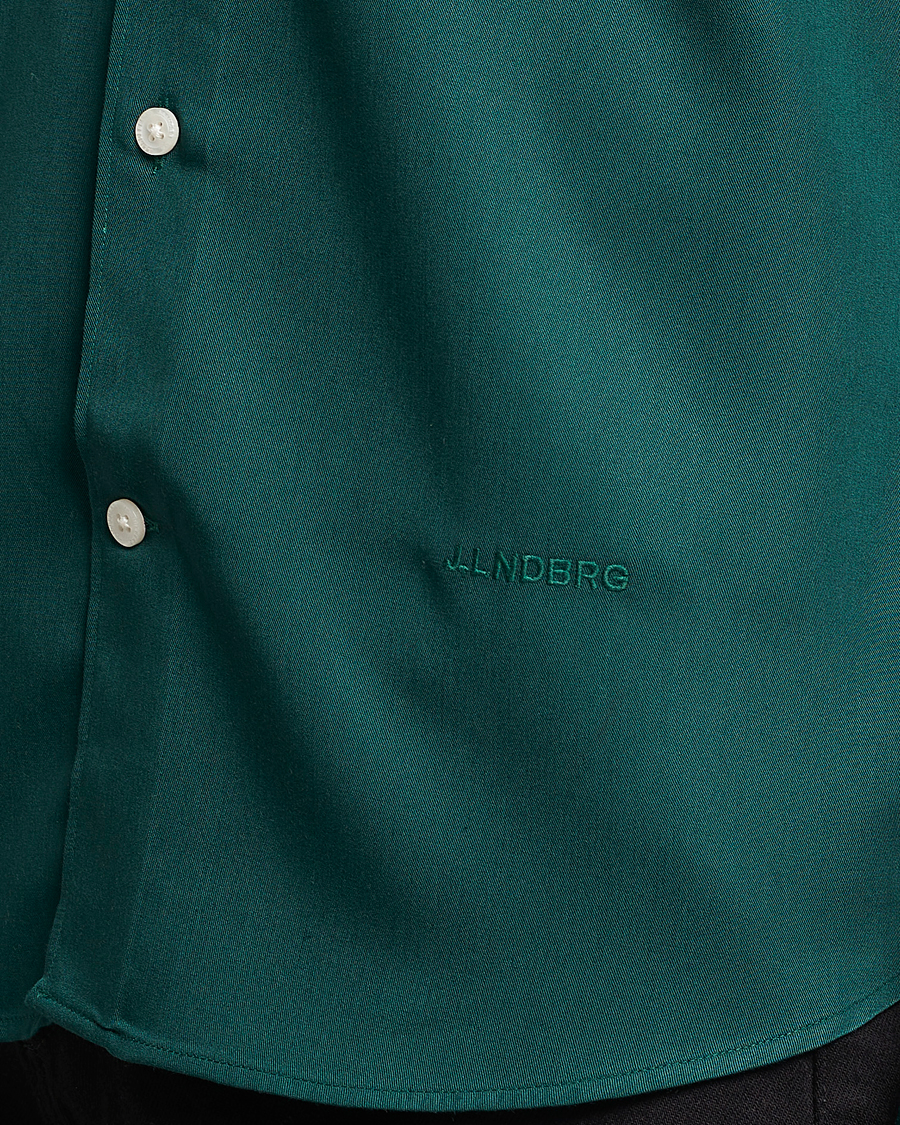 Herren | Hemden | J.Lindeberg | Slim Fit Comfort Tencel Shirt Rain Forest