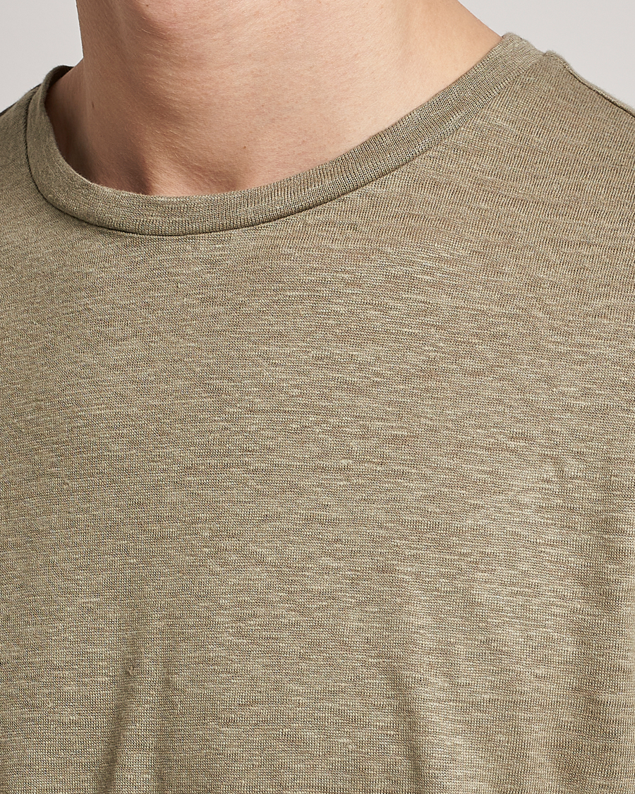 Herren | T-Shirts | J.Lindeberg | Coma Linen Tee Aloe