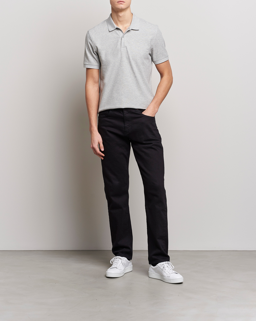 Herren | Poloshirts | J.Lindeberg | Troy Clean Polo Light Grey Melange