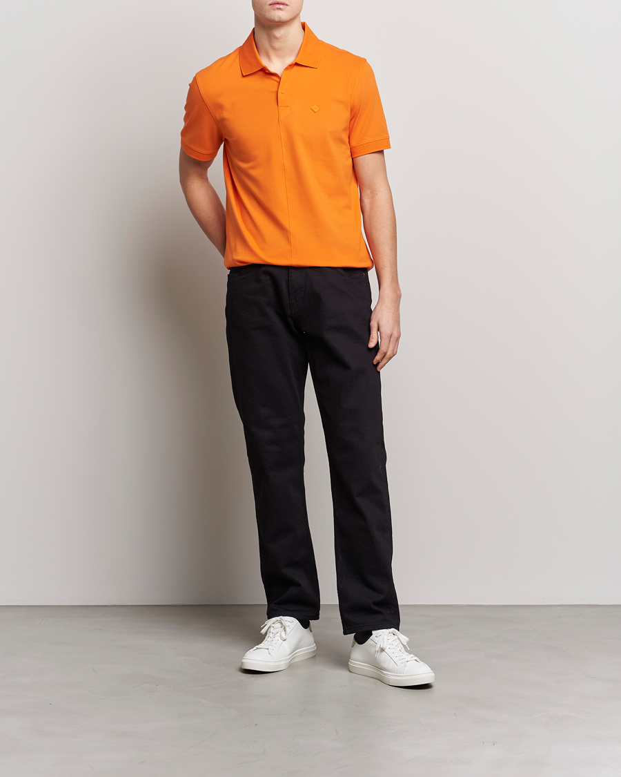 Herren | Poloshirts | J.Lindeberg | Rubi Slim Fit Polo Russet Orange