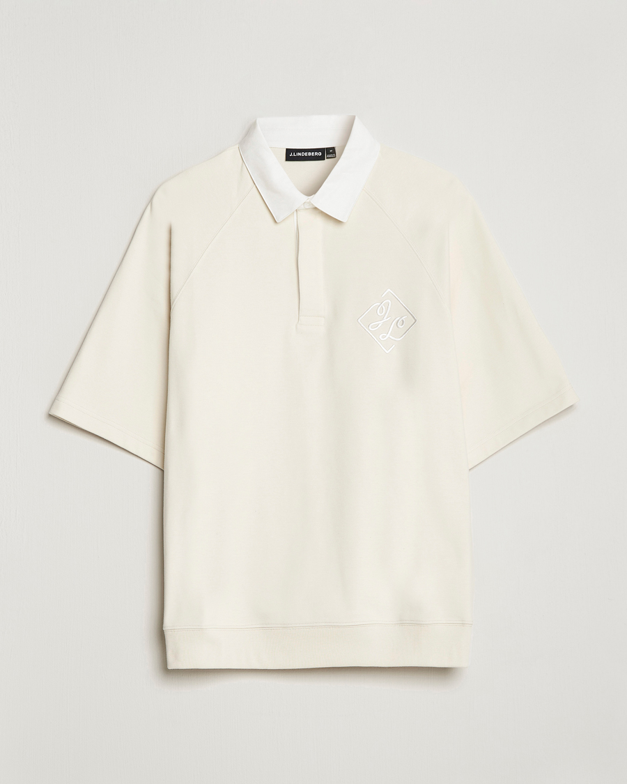 Herren | Poloshirts | J.Lindeberg | Roman Short Sleeve Rugby Jersey Polo Turtledove