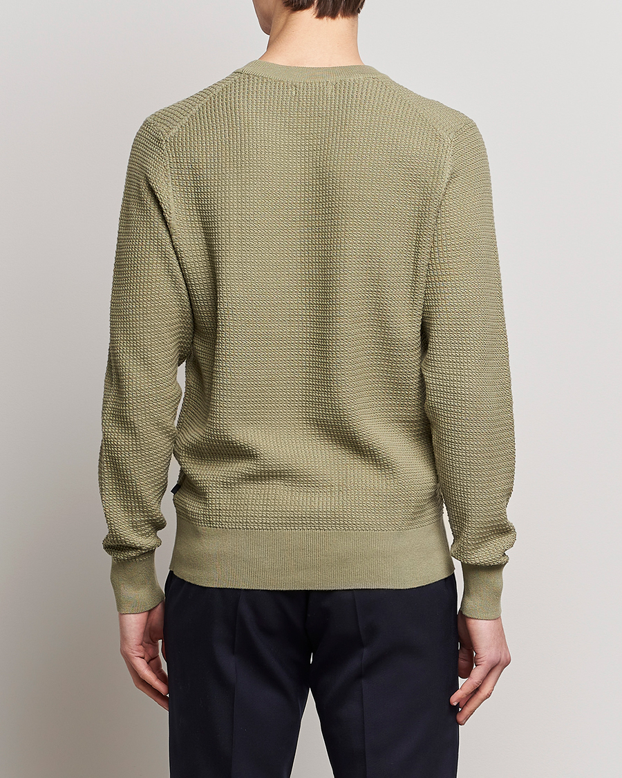 Herren | Pullover | J.Lindeberg | Arthur Structure Organic Cotton Crew Neck Aloe