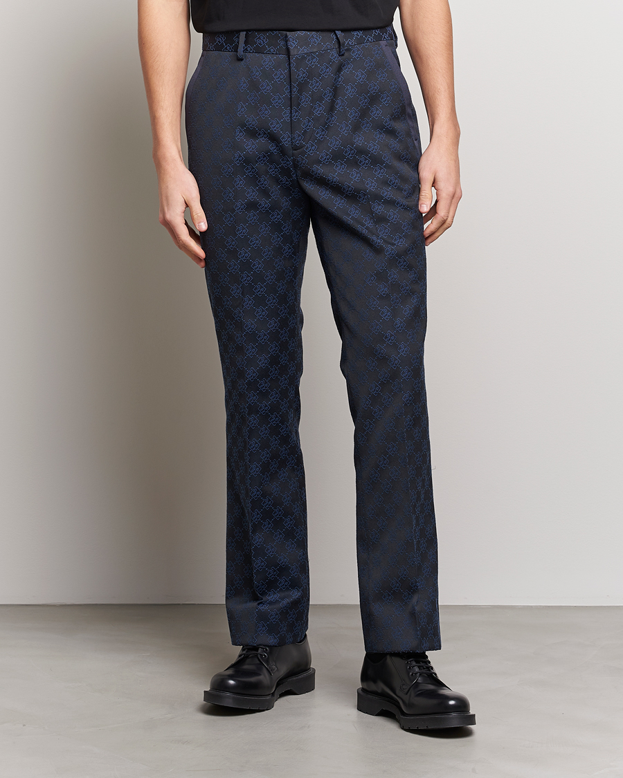 Herren | Hosen | J.Lindeberg | Gomor JL Jacquard Trousers Navy