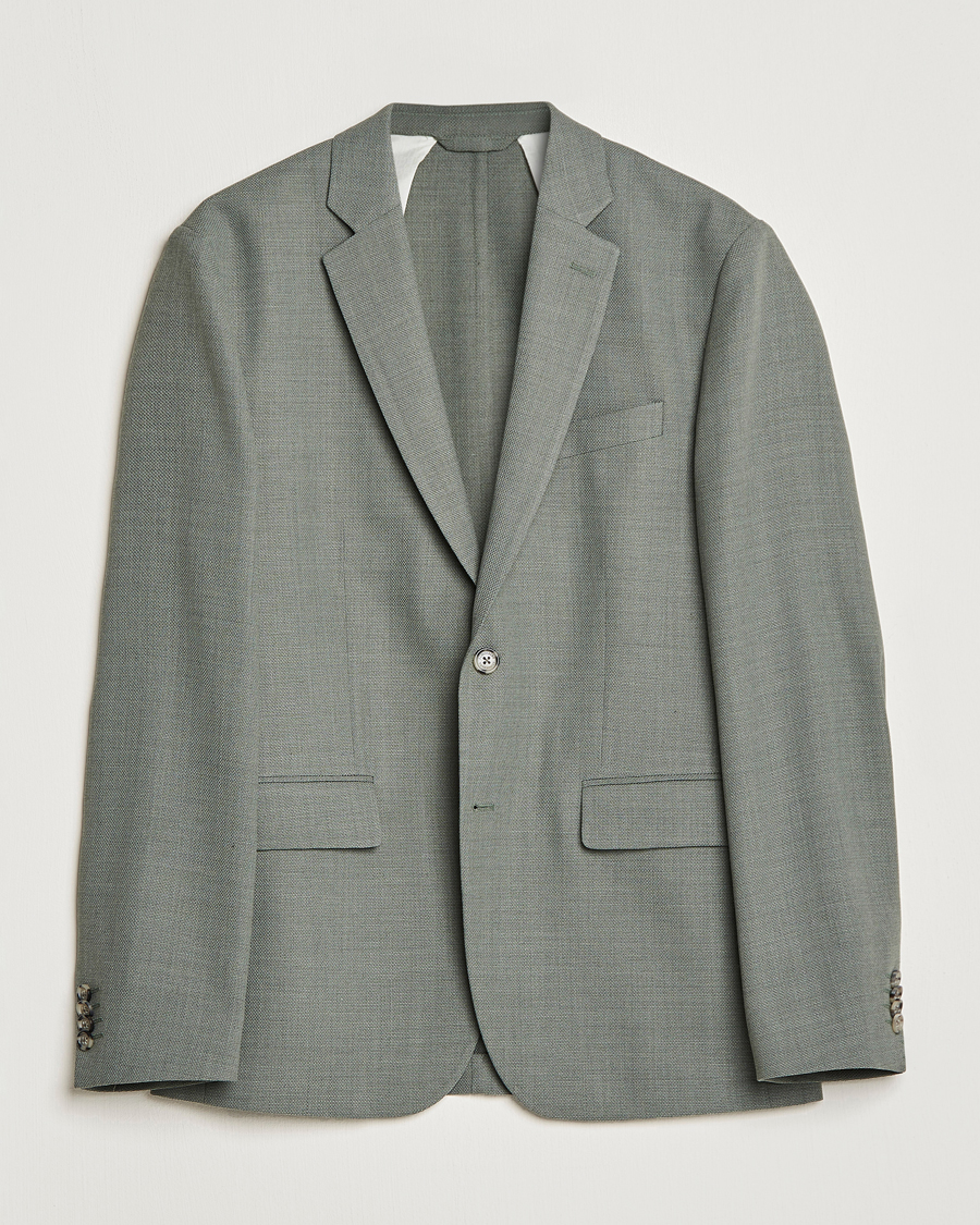 Herren | Sakkos | J.Lindeberg | Hopper Active Hopsack Blazer Aloe