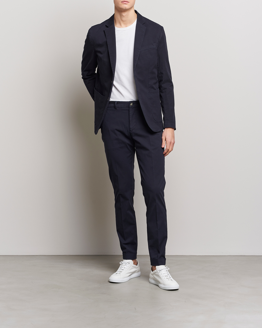 Herren | Hosen | J.Lindeberg | Grant Cotton Garment Dye Pants Navy