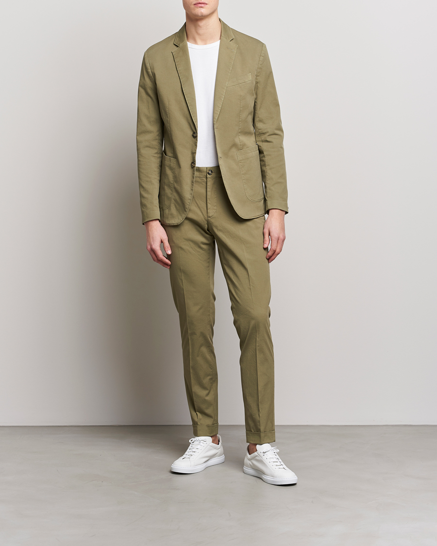 Herren | Hosen | J.Lindeberg | Grant Cotton Garment Dye Pants Aloe