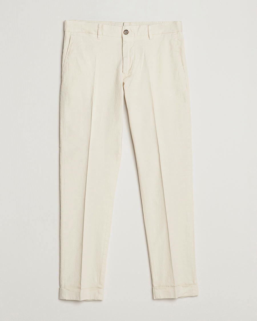 Herren | Hosen | J.Lindeberg | Grant Stretch Cotton/Linen Trousers Turtledove