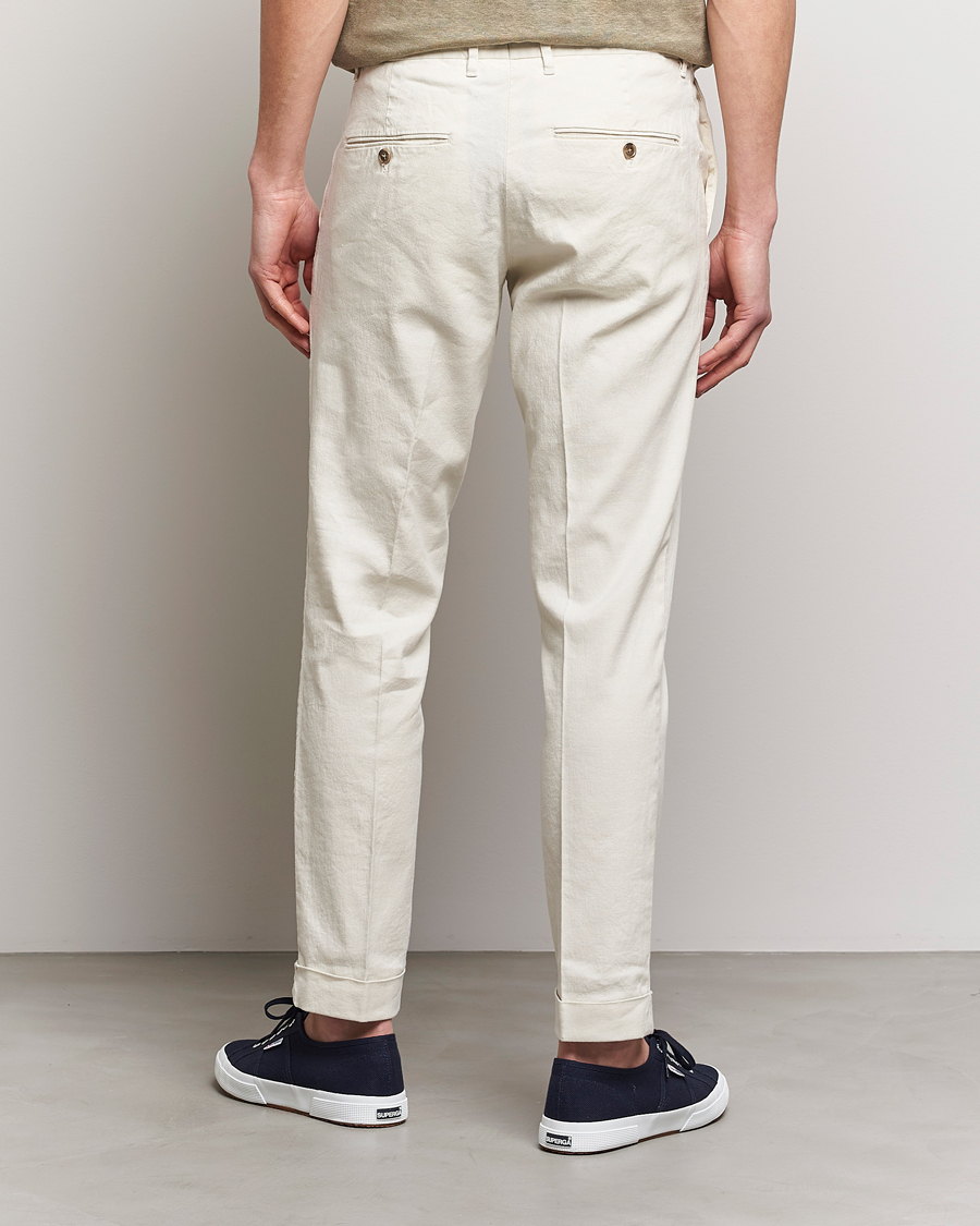 Herren | Hosen | J.Lindeberg | Grant Stretch Cotton/Linen Trousers Turtledove