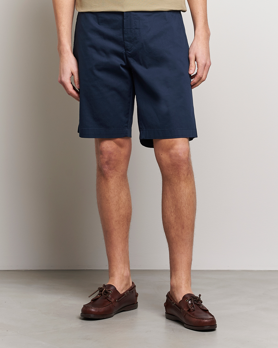 Herren | Shorts | J.Lindeberg | Nathan Super Satin Shorts Navy