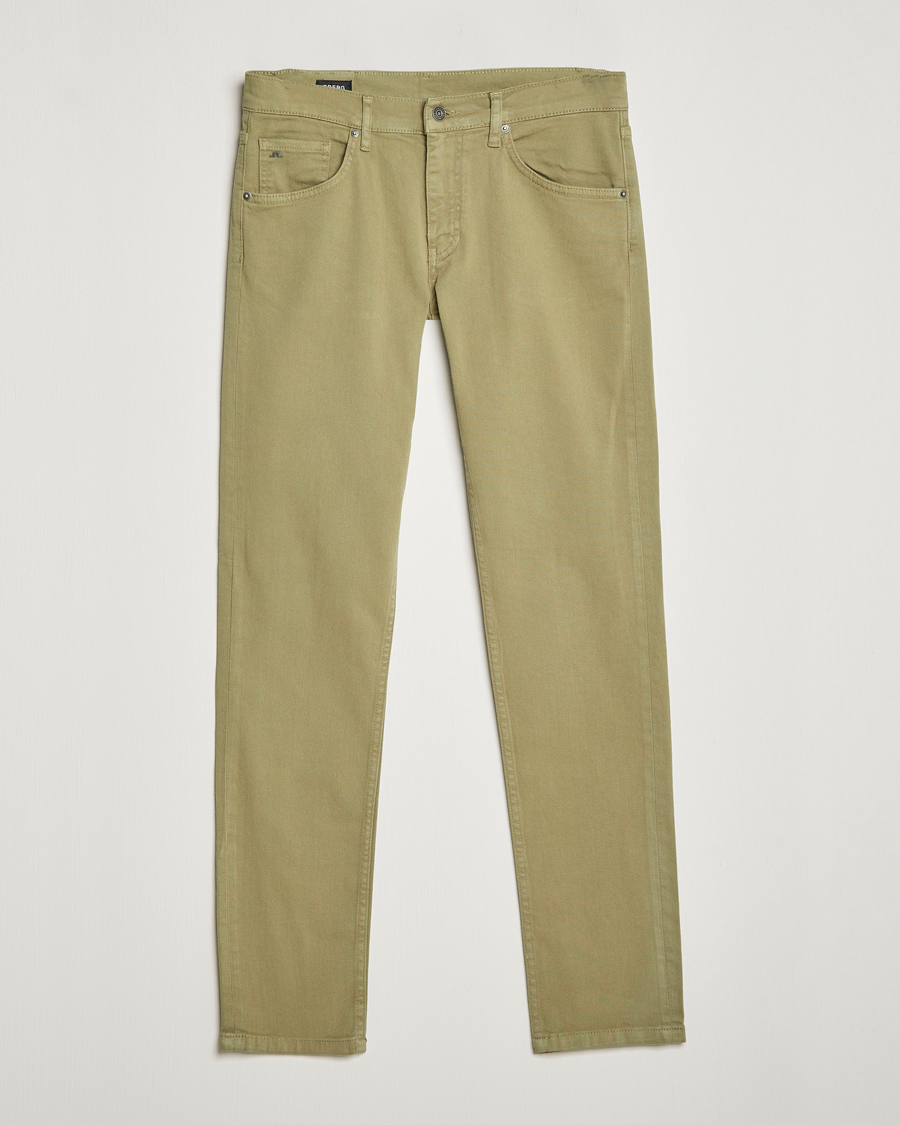 Herren | Hosen | J.Lindeberg | Jay Solid Stretch 5-Pocket Trousers Aloe