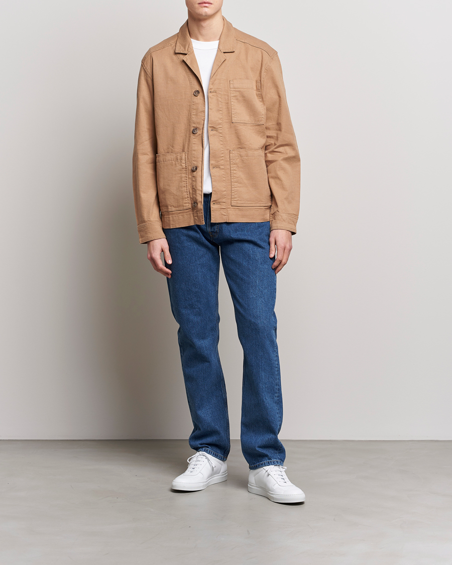 Herren | Jeans | J.Lindeberg | Cody Flat Indigo Regular Jeans Mid Blue