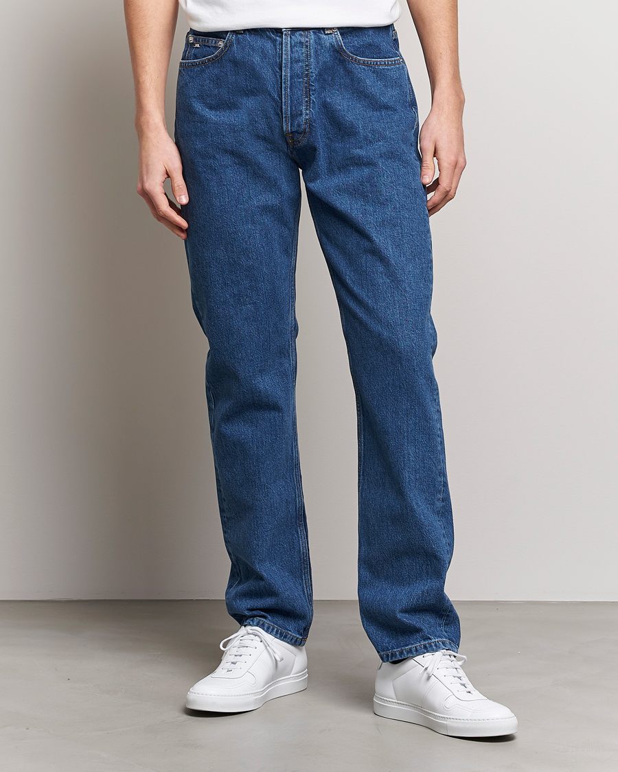 Herren | Jeans | J.Lindeberg | Cody Flat Indigo Regular Jeans Mid Blue