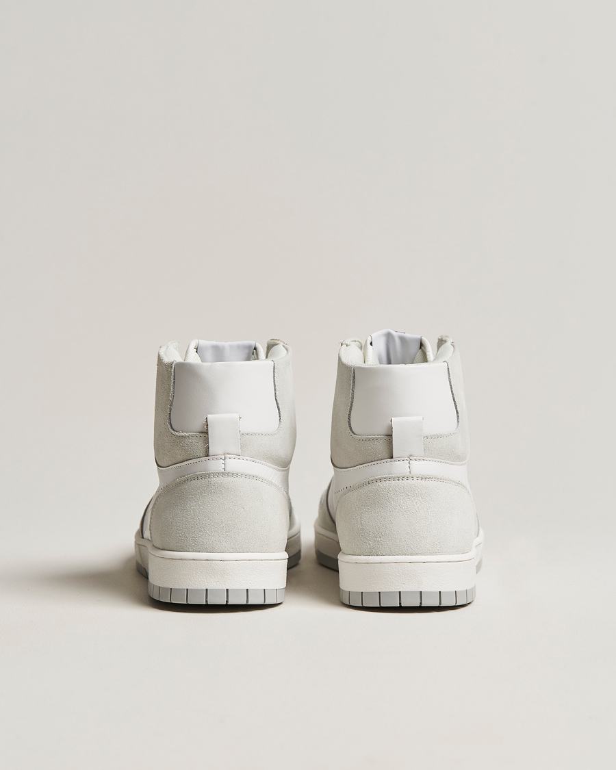 Herren | J.Lindeberg Kane High Top Leather Sneaker White | J.Lindeberg | Kane High Top Leather Sneaker White