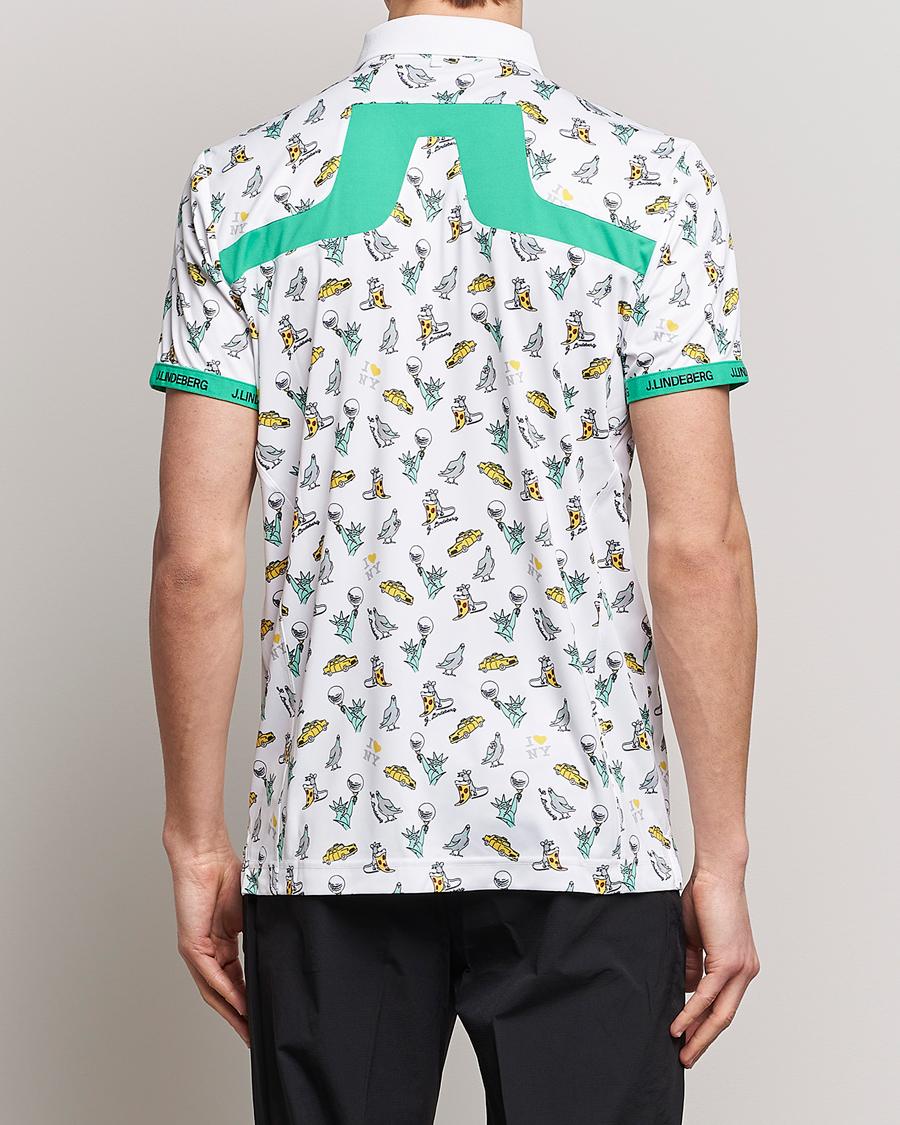 Herren | Poloshirts | J.Lindeberg | KV PGA Printed Jersey Polo White