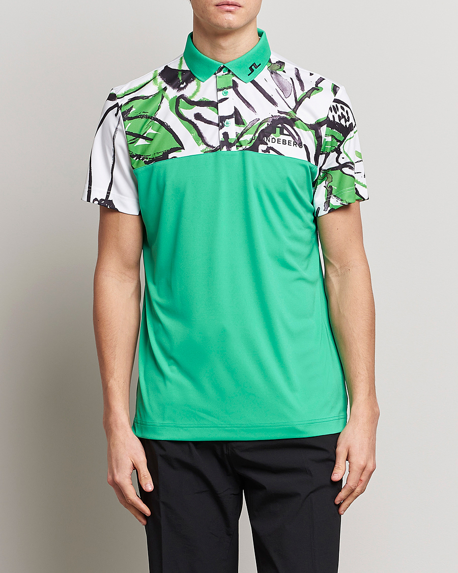 Herren | Poloshirts | J.Lindeberg | Jeff Masters TX Jersey Polo White