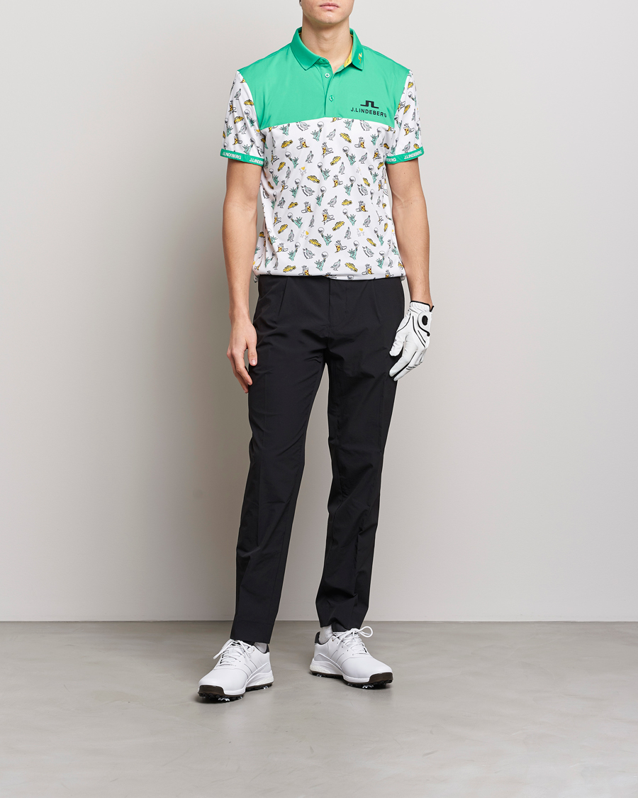 Herren | Poloshirts | J.Lindeberg | Jeff PGA TX Jersey Polo White