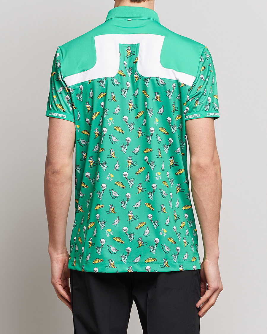 Herren | Poloshirts | J.Lindeberg | Jeff PGA TX Jersey Polo Blarney Green