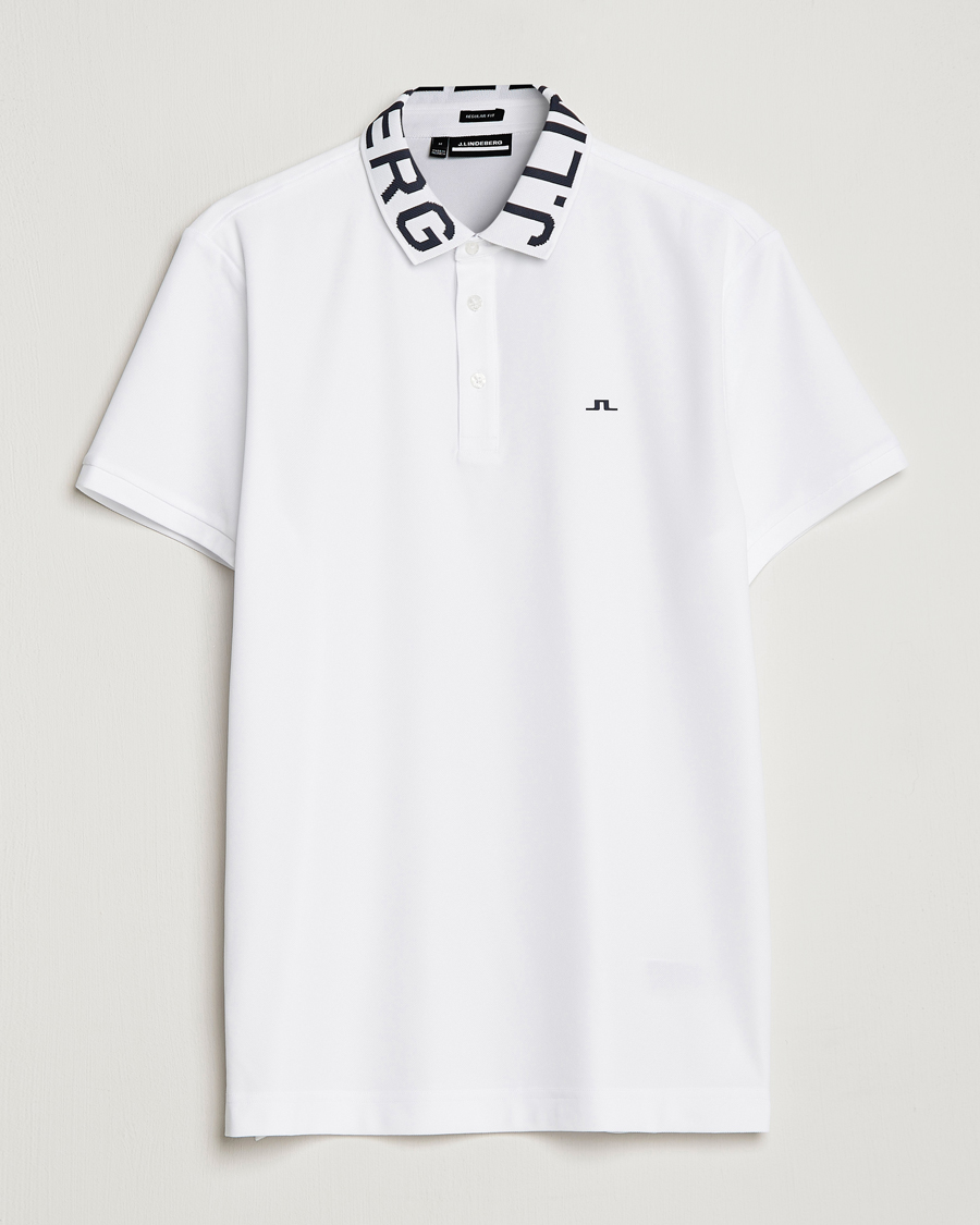 Herren | Poloshirts | J.Lindeberg | Gus Regular Polo White