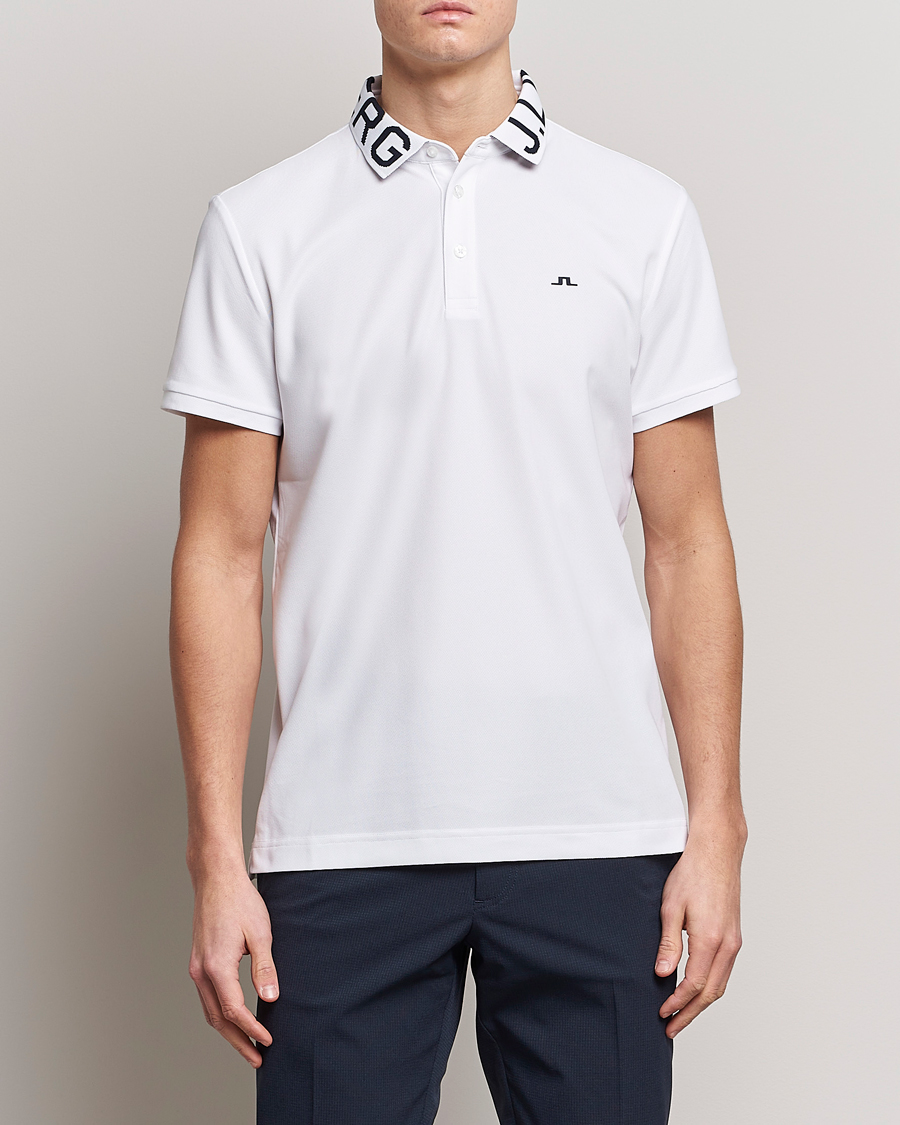 Herren | Poloshirts | J.Lindeberg | Gus Regular Polo White