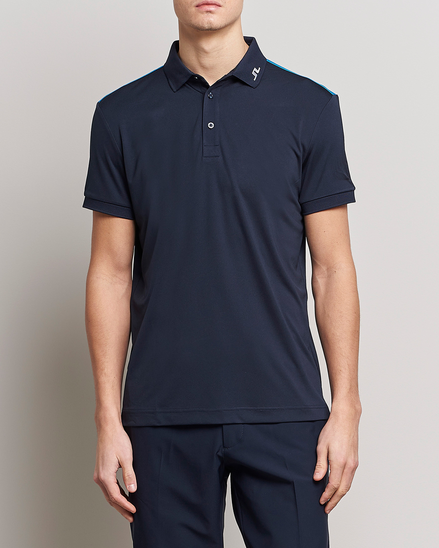 Herren | Poloshirts | J.Lindeberg | Jeff Regular Fit Polo Navy