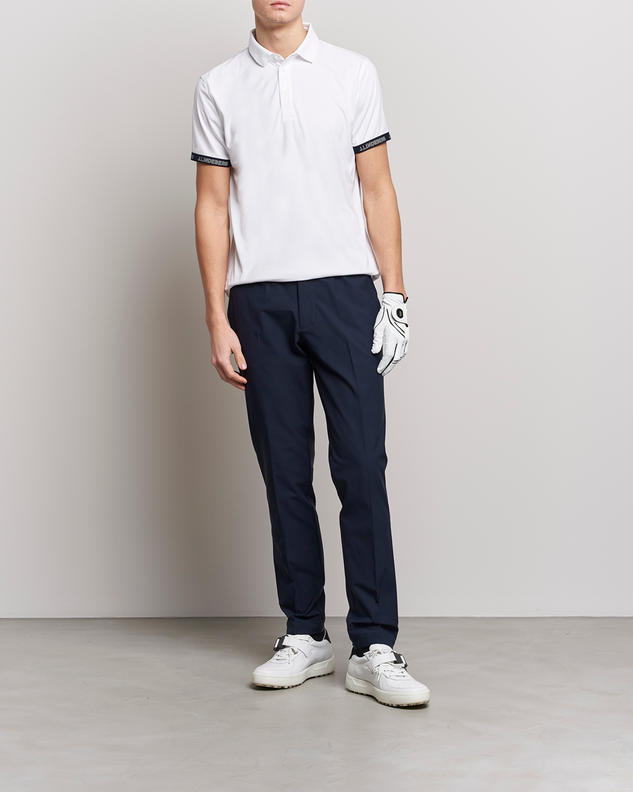 Herren | Poloshirts | J.Lindeberg | Guy Regular Fit Polo White