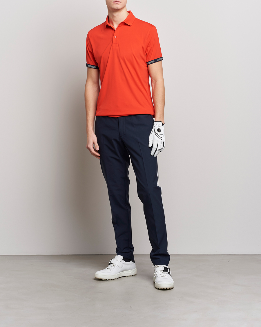 Herren | Poloshirts | J.Lindeberg | Guy Regular Fit Polo Fiery Red