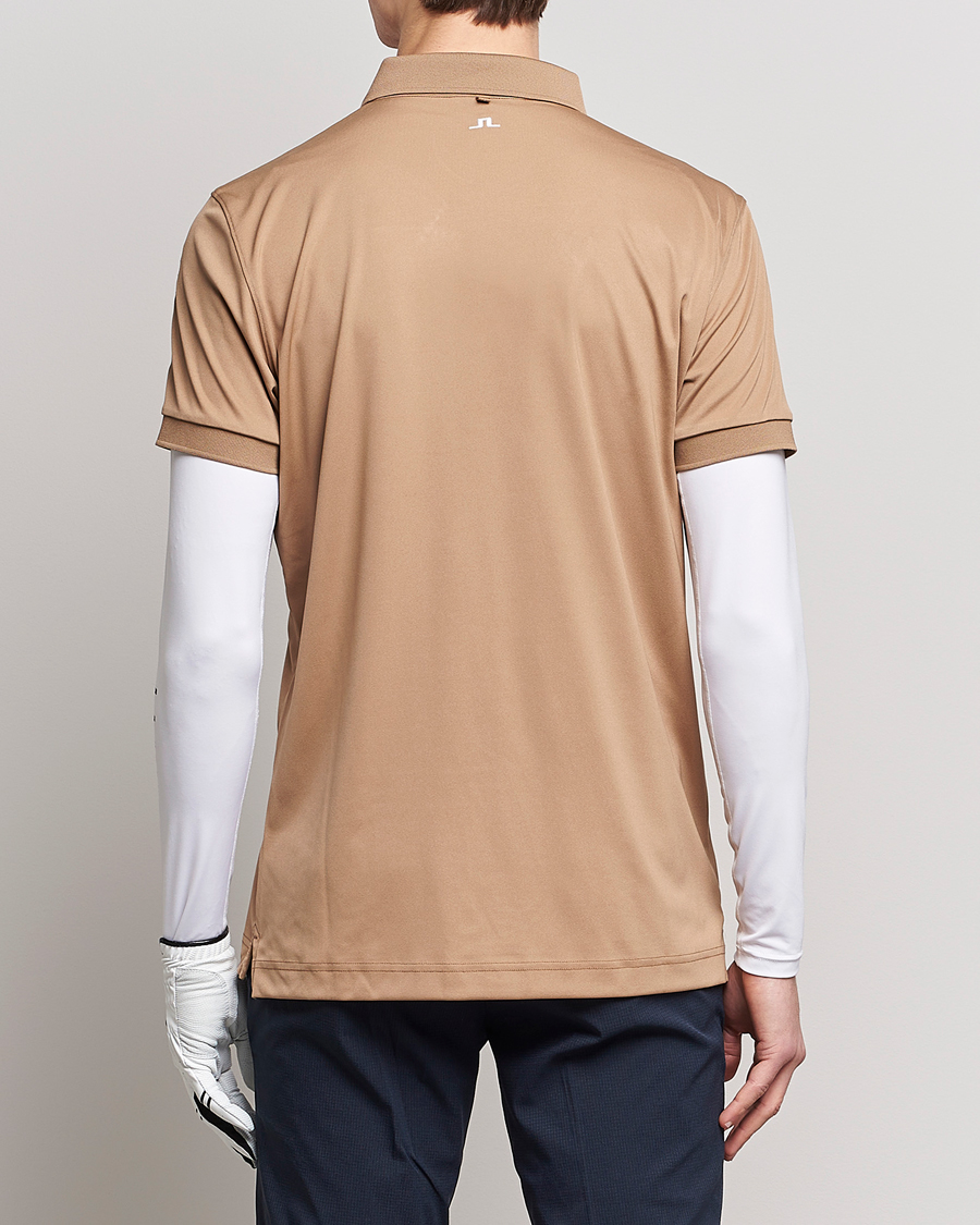 Herren | Poloshirts | J.Lindeberg | Tour Tech Regular Fit Polo Tiger Brown