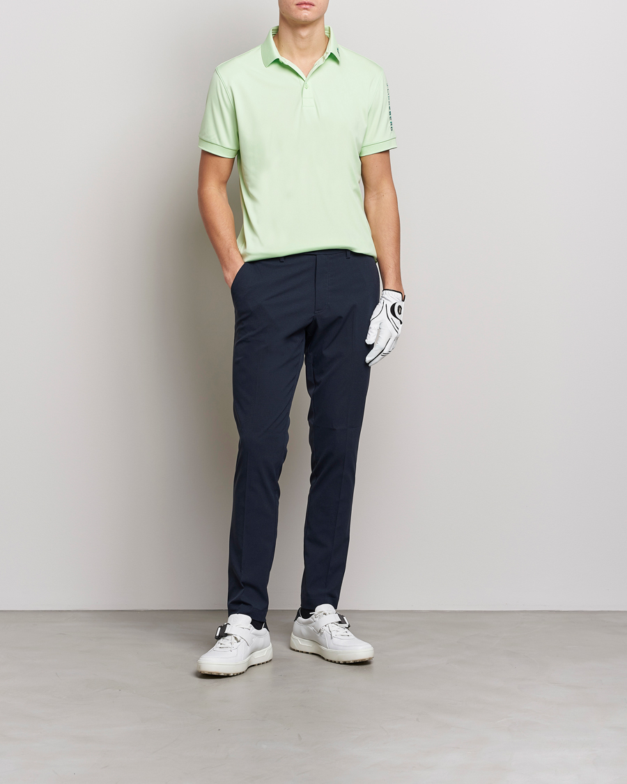 Herren | Poloshirts | J.Lindeberg | Tour Tech Regular Fit Polo Patina Green