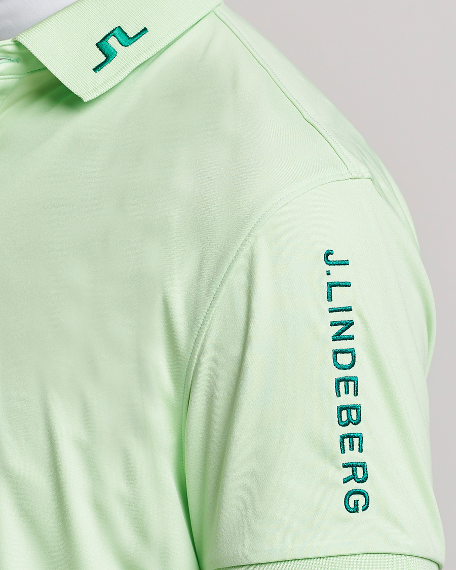 Herren | Poloshirts | J.Lindeberg | Tour Tech Regular Fit Polo Patina Green