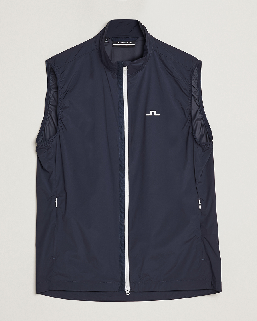 Herren | Westen | J.Lindeberg | Ash Light Packable Vest Navy