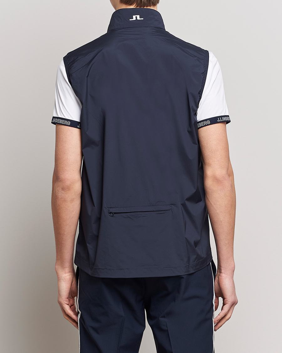 Herren | Westen | J.Lindeberg | Ash Light Packable Vest Navy