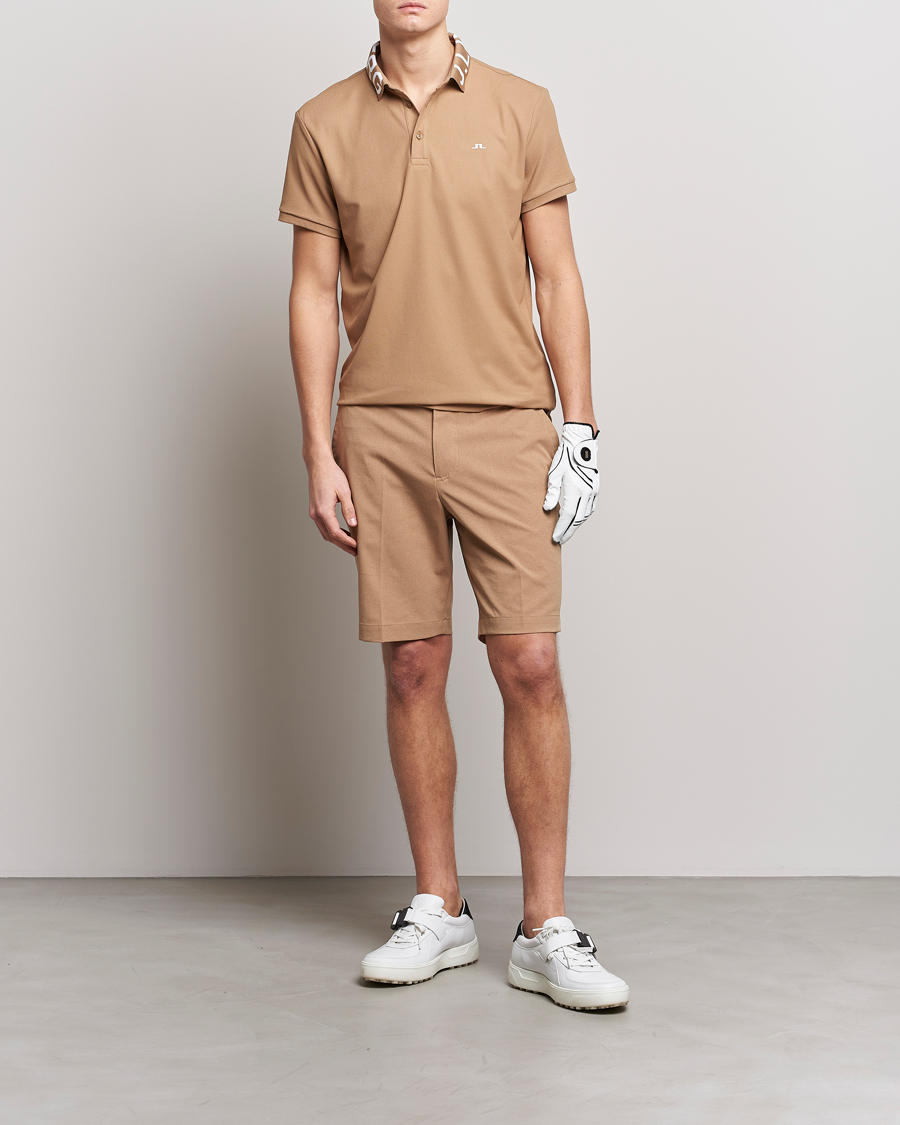 Herren | Shorts | J.Lindeberg | Vent Golf Shorts Tiger Brown