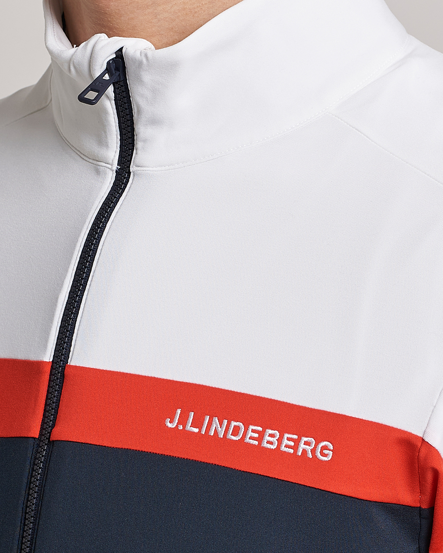 Herren | Pullover | J.Lindeberg | Jarvis Mid Layer Full Zip Navy