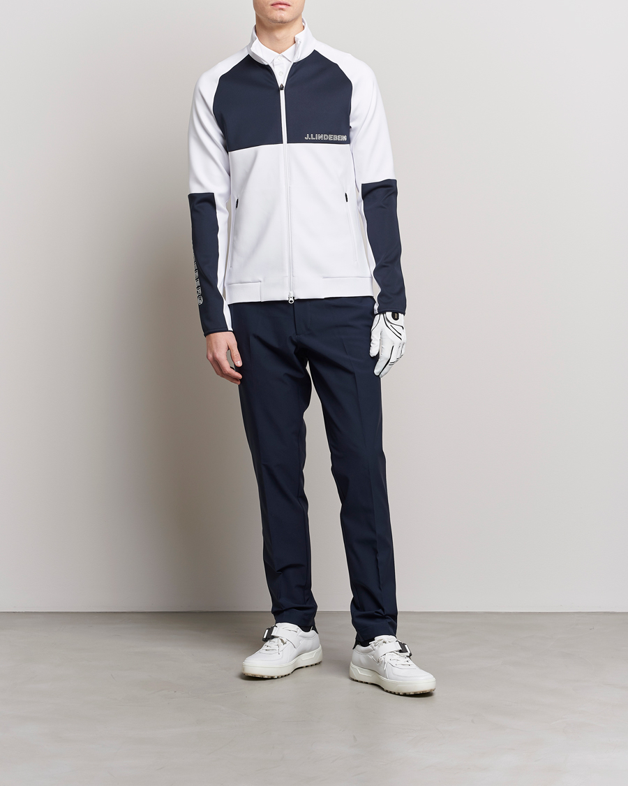 Herren | Jacken | J.Lindeberg | Lazarus Mid Layer Full Zip White