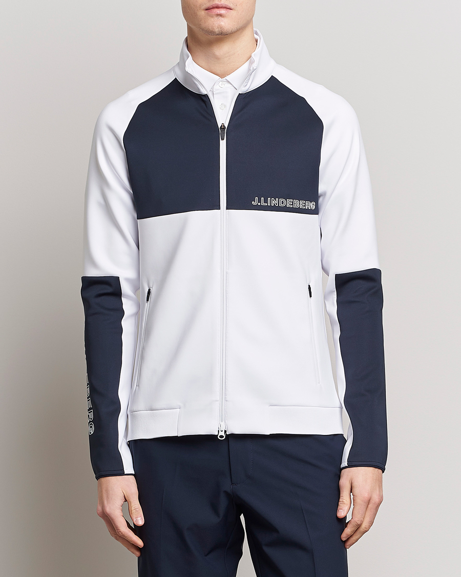 Herren | Jacken | J.Lindeberg | Lazarus Mid Layer Full Zip White
