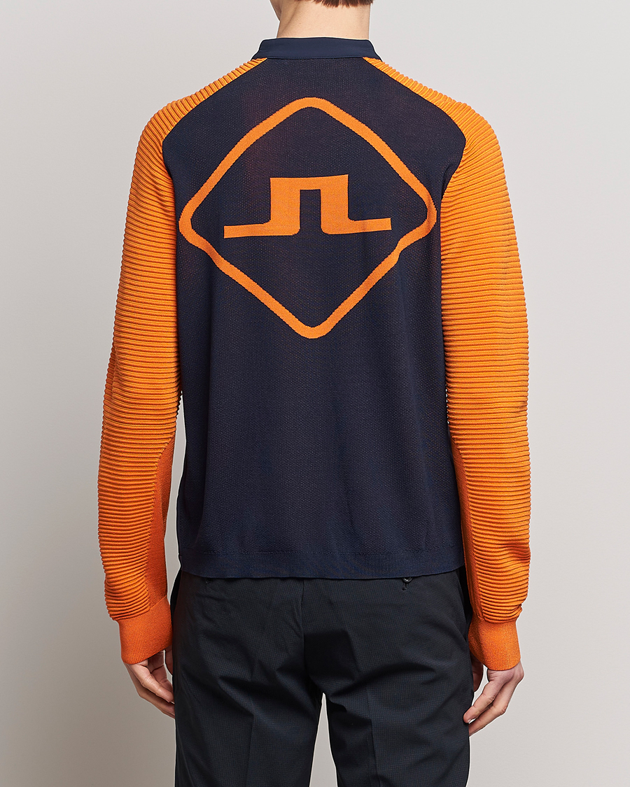 Herren | Jacken | J.Lindeberg | Rolf Hybrid Knitted Jacket Navy