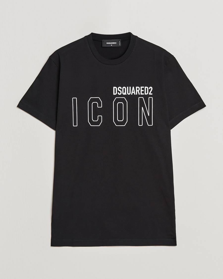 Herren | T-Shirts | Dsquared2 | Icon Transparent Logo Tee Black