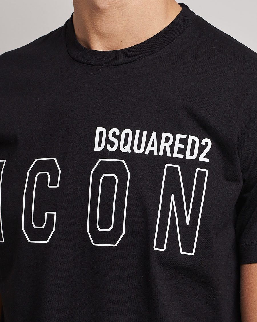 Herren | T-Shirts | Dsquared2 | Icon Transparent Logo Tee Black