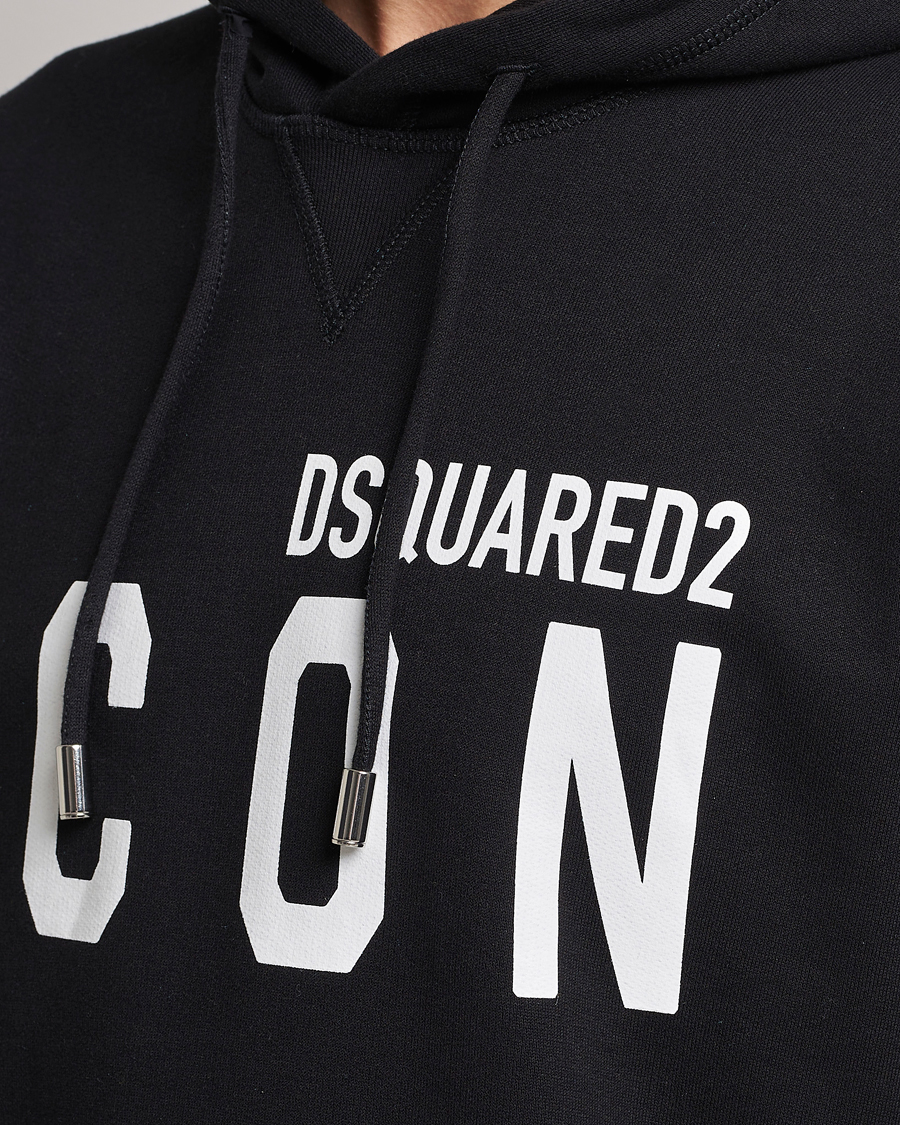 Herren | Pullover | Dsquared2 | Icon Logo Hoodie Black