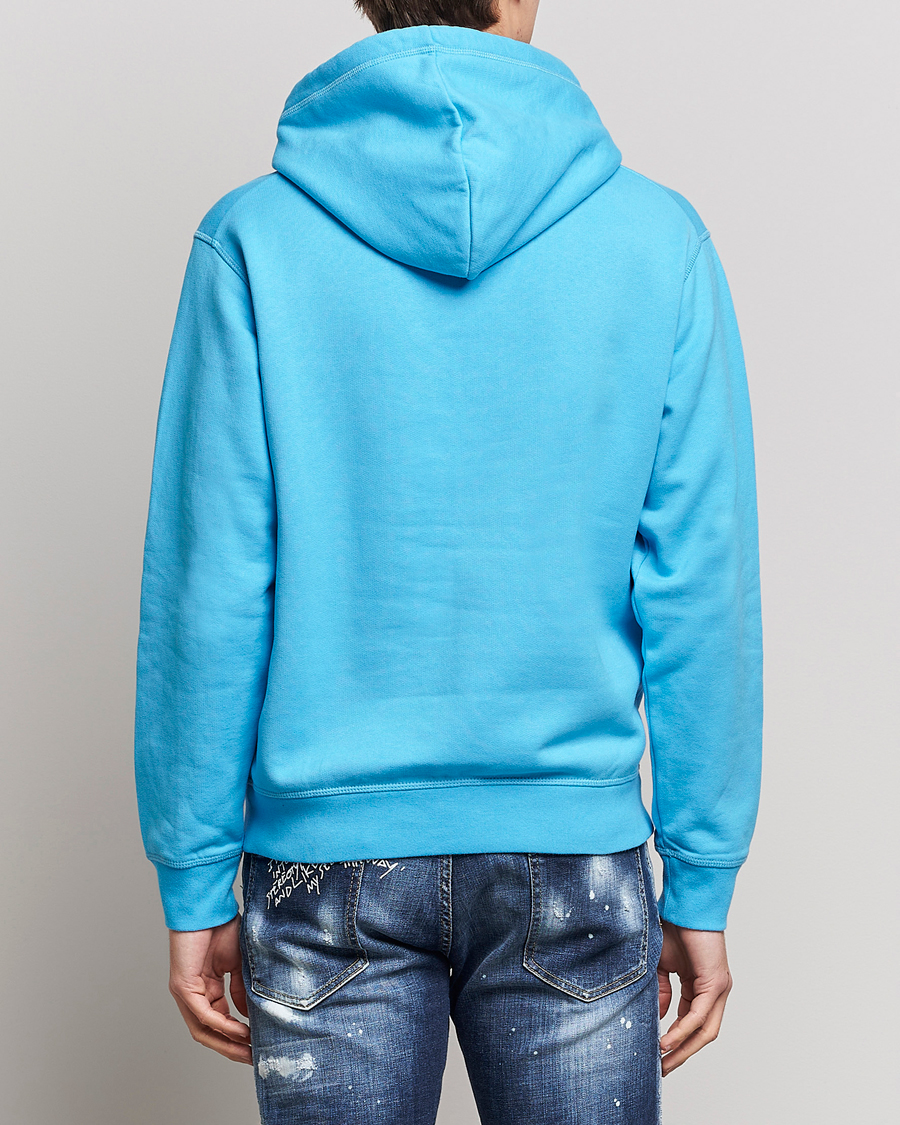Herren | Pullover | Dsquared2 | Icon small Logo Hoodie Blue Miami