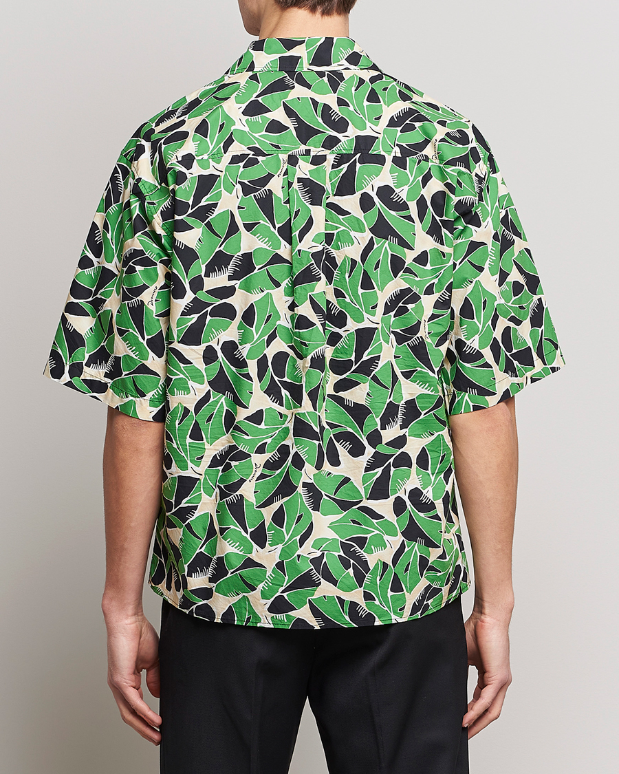 Herren | Hemden | Dsquared2 | Printed Bowling Shirt Beige/Green