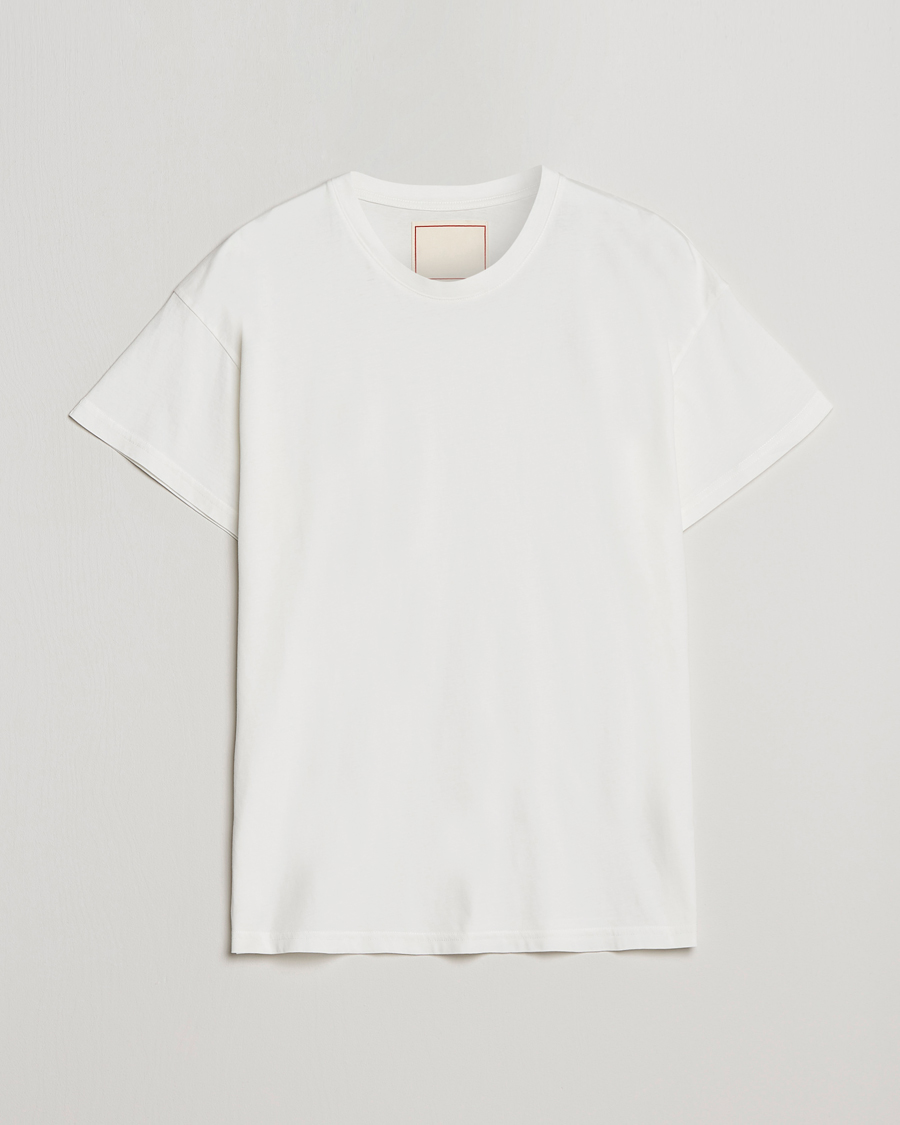 Herren | T-Shirts | Jeanerica | Marcel Crew Neck T-Shirt White