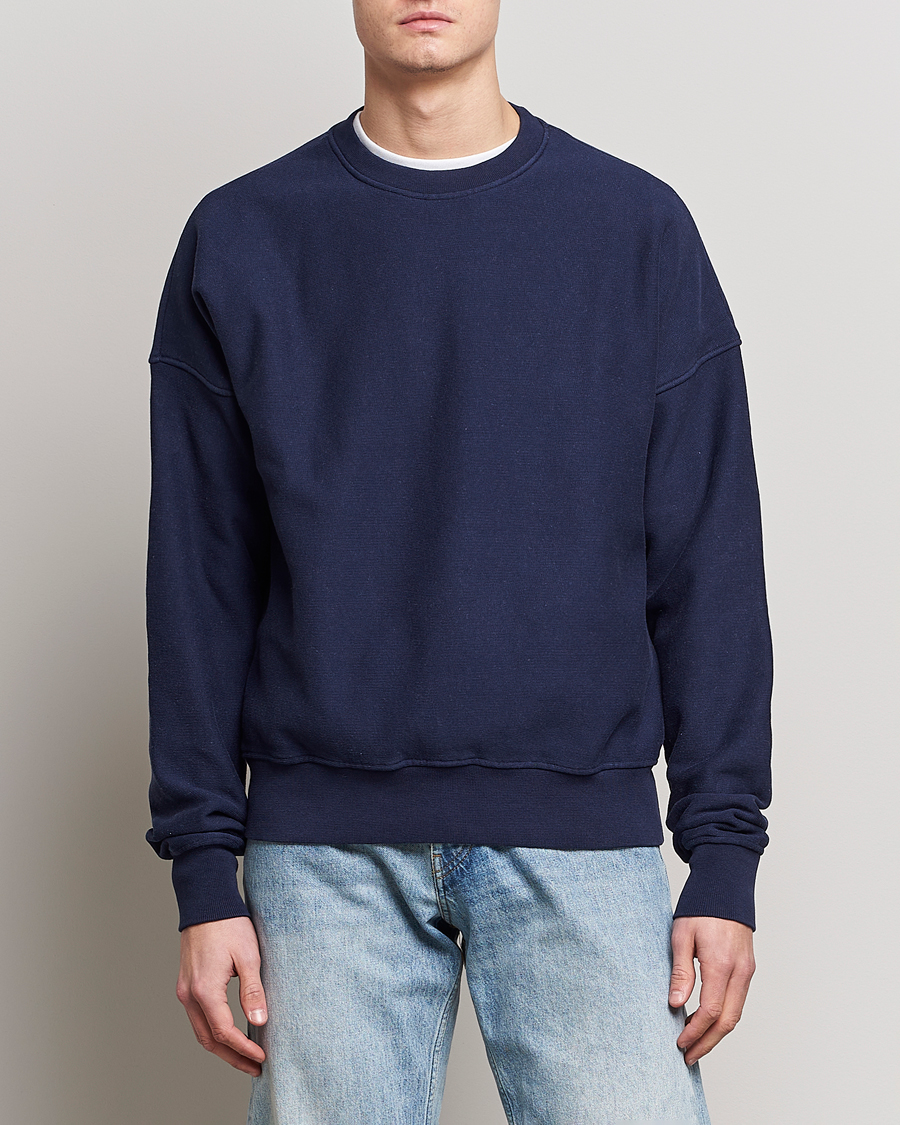 Herren | Pullover | Jeanerica | Paule Crew Neck Sweatshirt Dark Navy