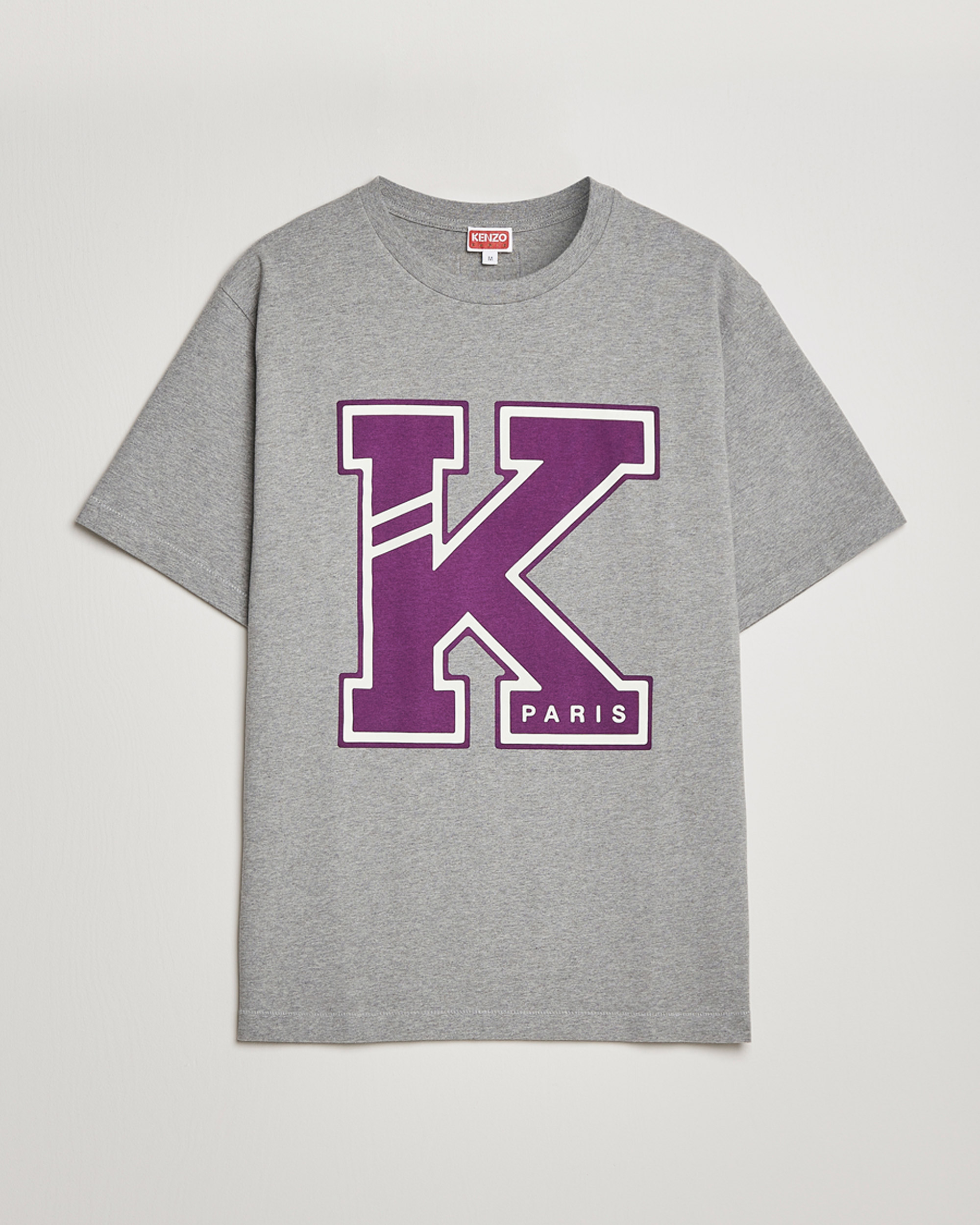 Herren | T-Shirts | KENZO | College Classic T-Shirt Pearl Grey