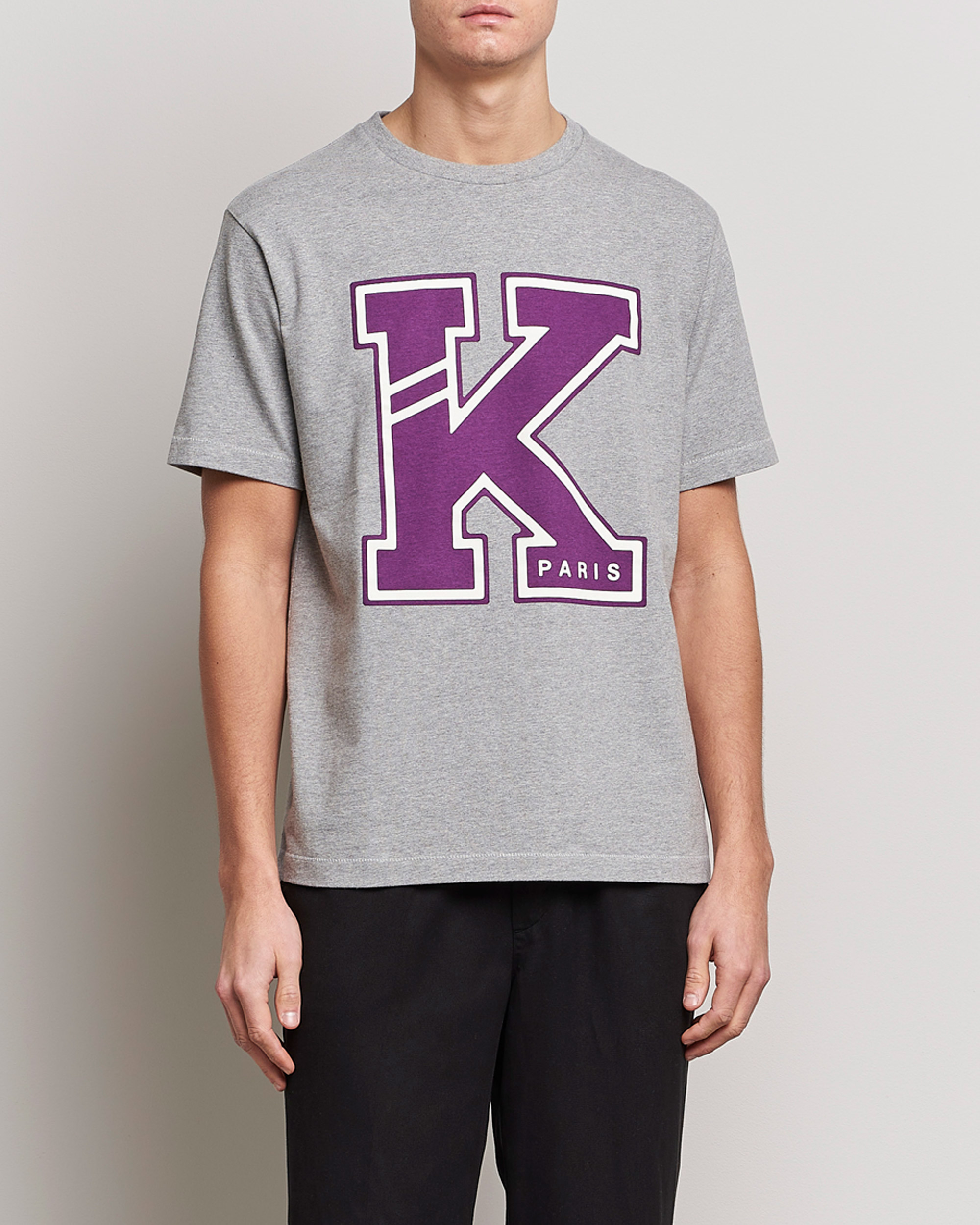 Herren | T-Shirts | KENZO | College Classic T-Shirt Pearl Grey