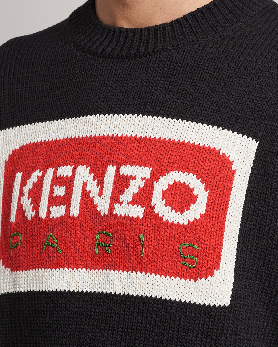 Herren | Pullover | KENZO | Paris Logo Jumper Black