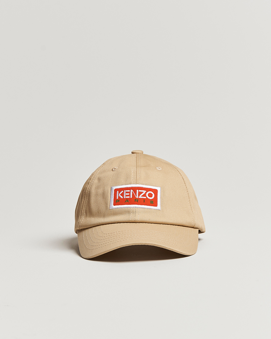 Herren | KENZO Cotton Canvas Cap Beige | KENZO | Cotton Canvas Cap Beige