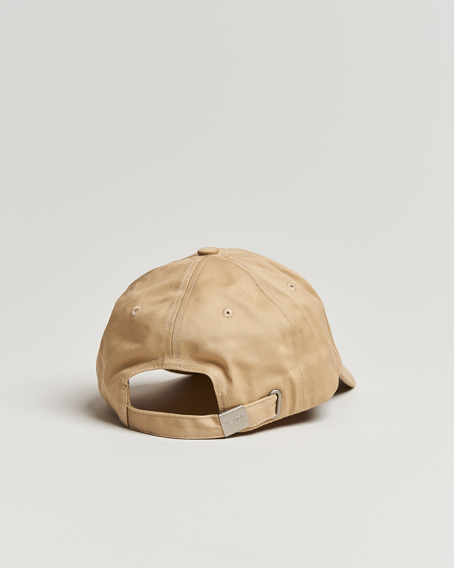Herren | KENZO Cotton Canvas Cap Beige | KENZO | Cotton Canvas Cap Beige