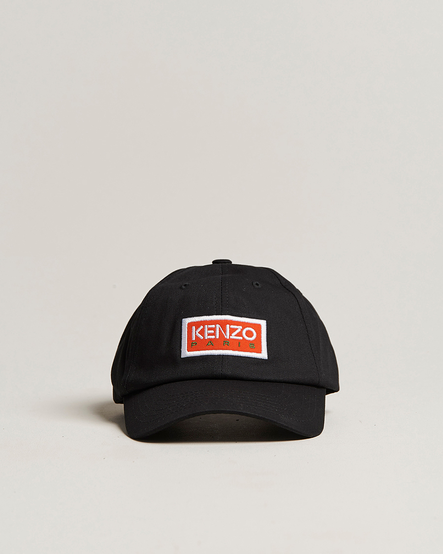 Herren | KENZO Cotton Canvas Cap Black | KENZO | Cotton Canvas Cap Black